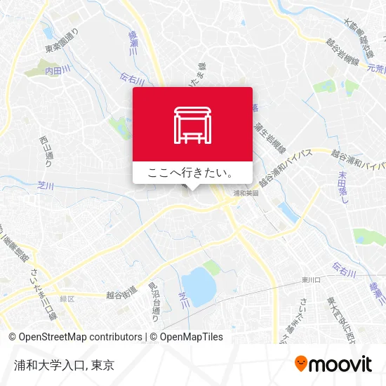 浦和大学入口地図