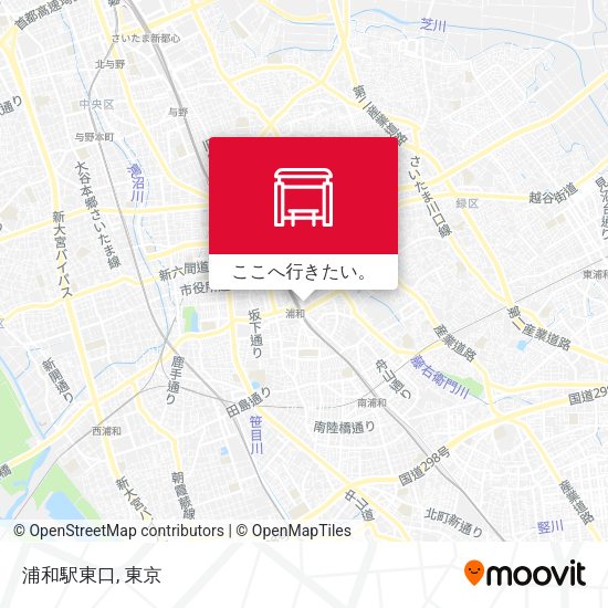 浦和駅東口地図