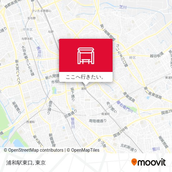 浦和駅東口地図