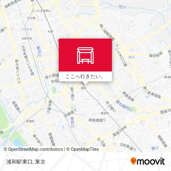 浦和駅東口地図
