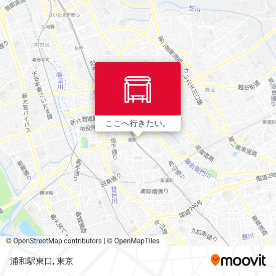 浦和駅東口地図
