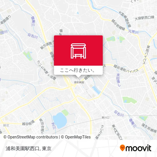 浦和美園駅西口地図