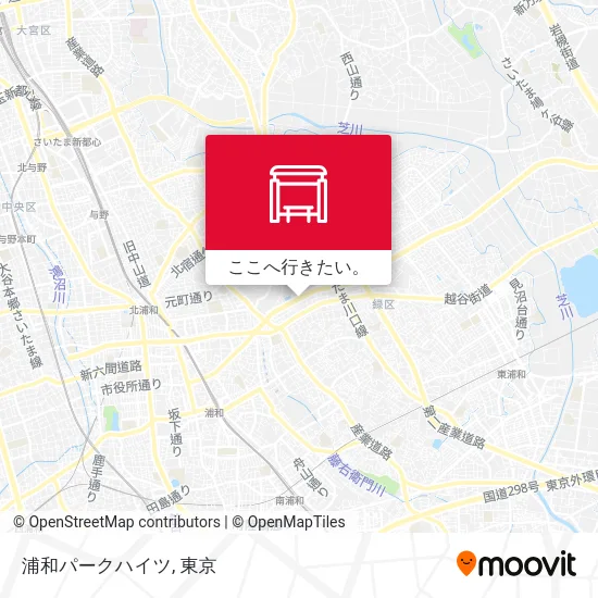 浦和パークハイツ地図