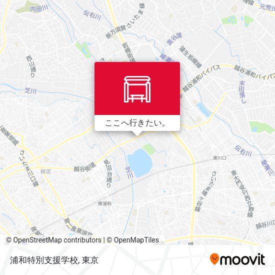 浦和特別支援学校地図