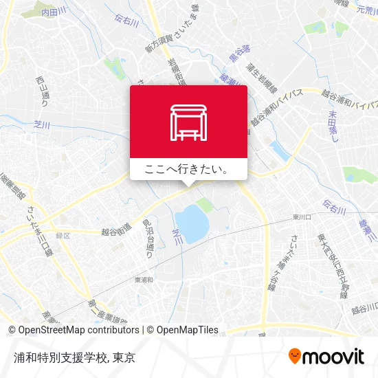 浦和特別支援学校地図