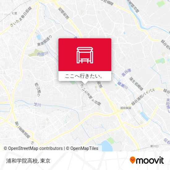 浦和学院高校地図