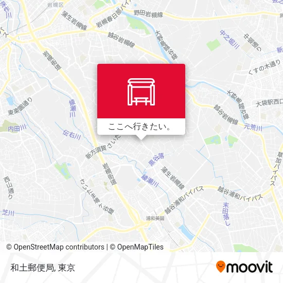 和土郵便局地図