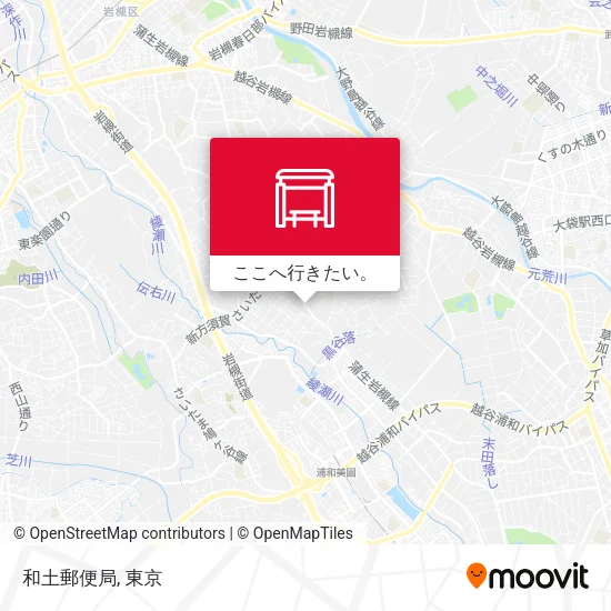 和土郵便局地図