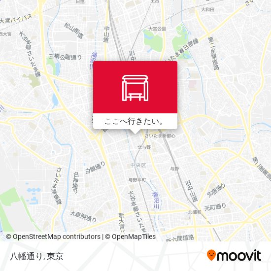 八幡通り地図