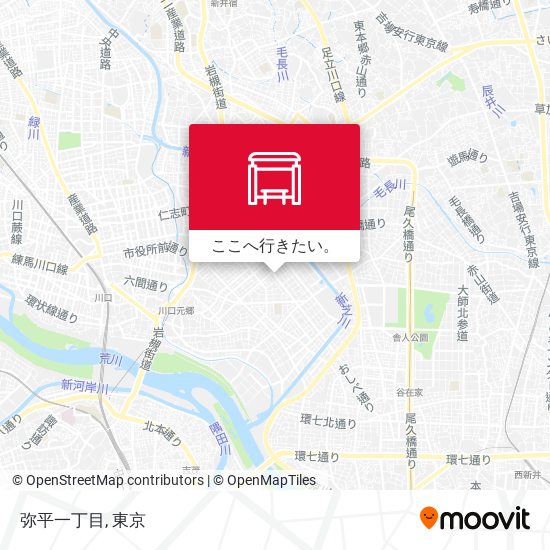 弥平一丁目地図