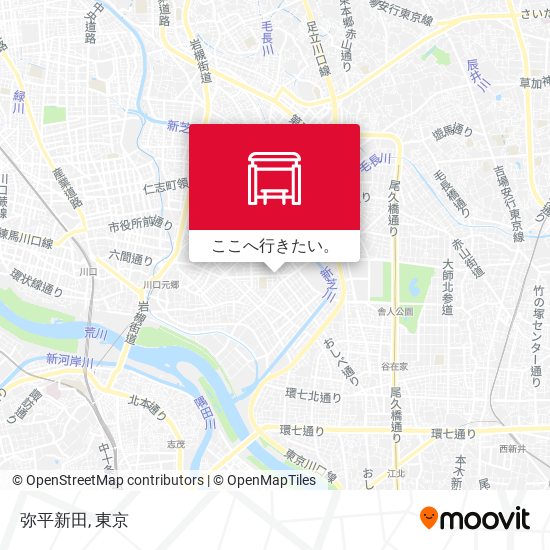 弥平新田地図