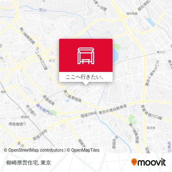 柳崎県営住宅地図