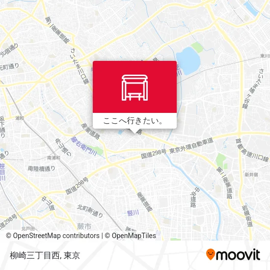 柳崎三丁目西地図