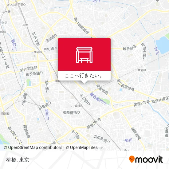 柳橋地図