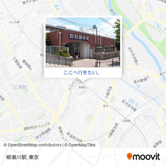 柳瀬川駅地図