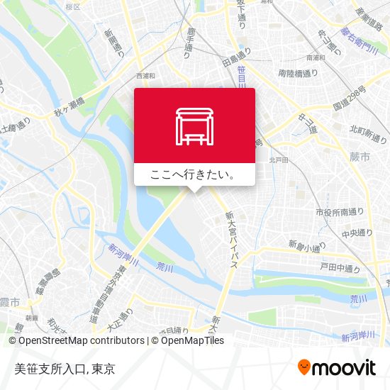 美笹支所入口地図