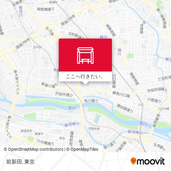 前新田地図