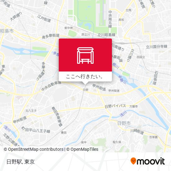 日野駅地図