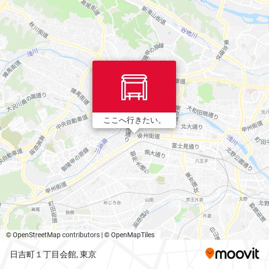 日吉町１丁目会館地図