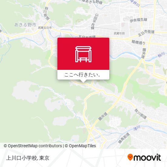 上川口小学校地図