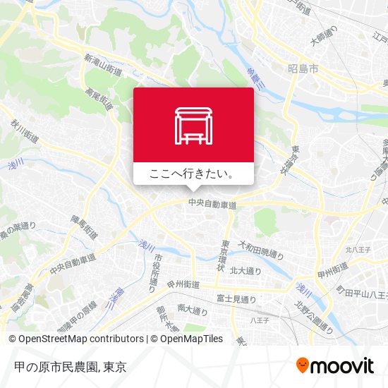 甲の原市民農園地図