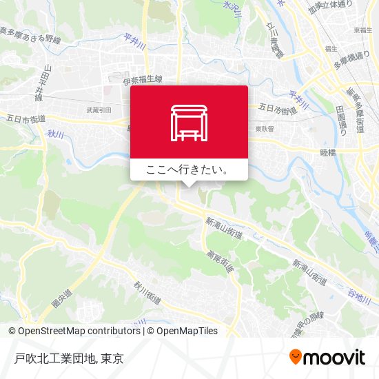 戸吹北工業団地地図