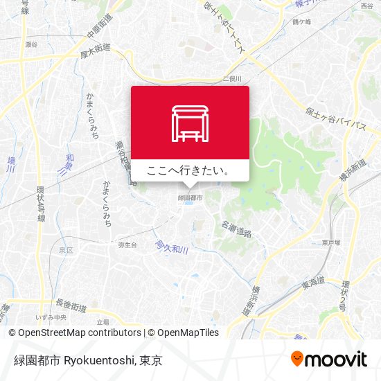 緑園都市 Ryokuentoshi地図