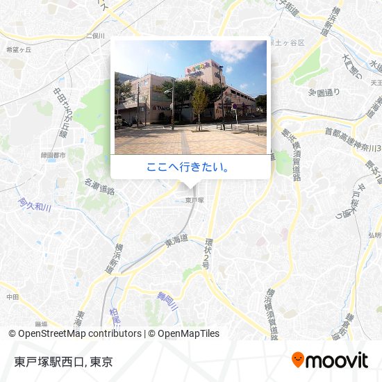 東戸塚駅西口地図