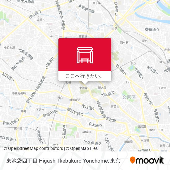 東池袋四丁目 Higashi-Ikebukuro-Yonchome地図