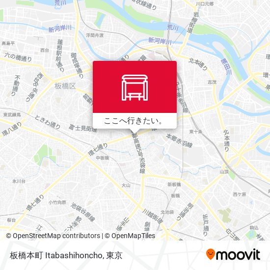 板橋本町 Itabashihoncho地図