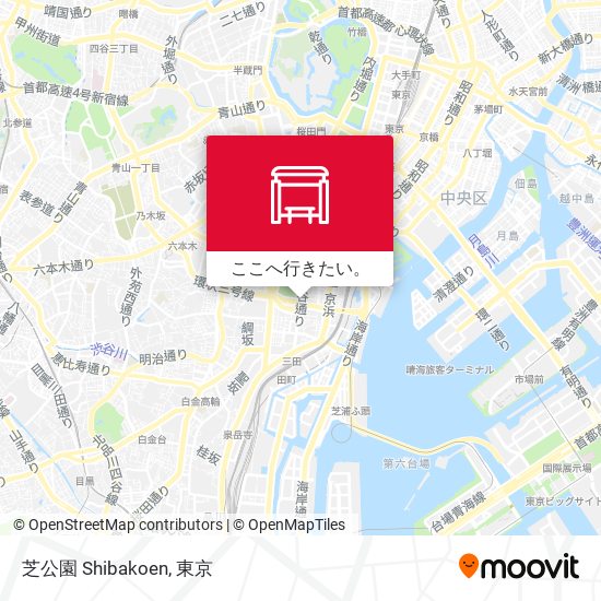 芝公園 Shibakoen地図