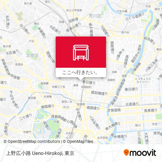上野広小路 Ueno-Hirokoji地図