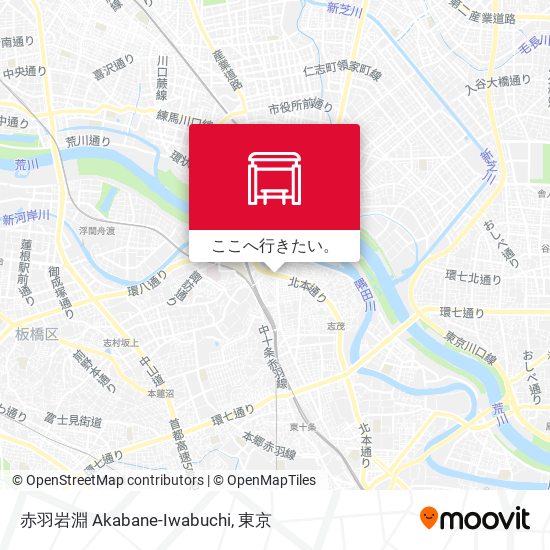 赤羽岩淵 Akabane-Iwabuchi地図