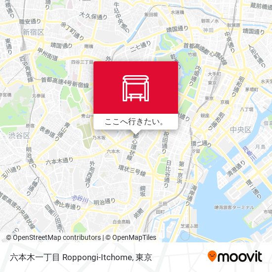 六本木一丁目 Roppongi-Itchome地図