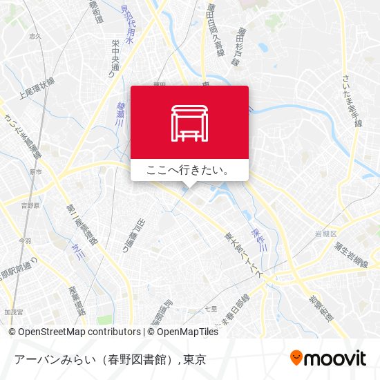 アーバンみらい（春野図書館）地図