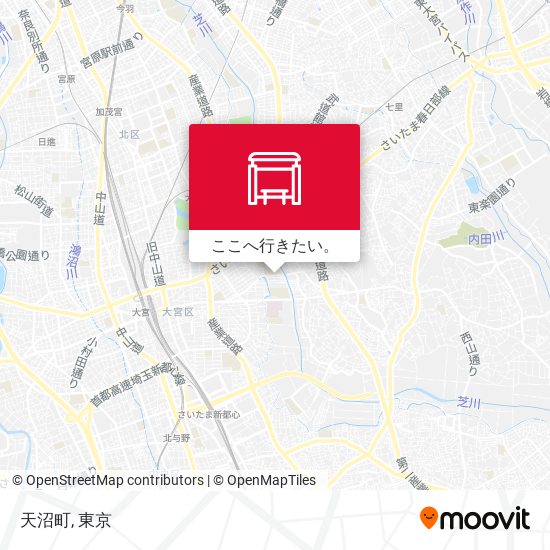 天沼町地図