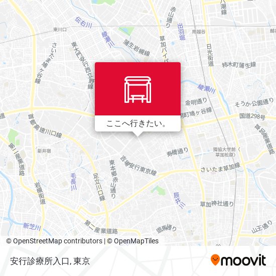 安行診療所入口地図