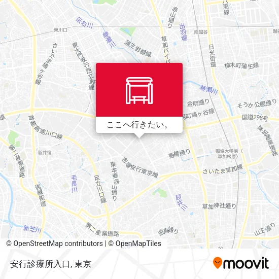 安行診療所入口地図