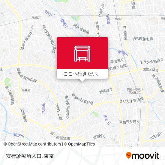 安行診療所入口地図
