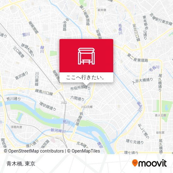 青木橋地図