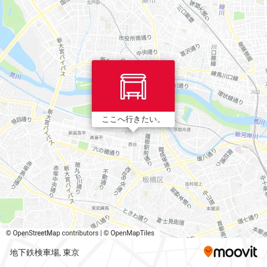 地下鉄検車場地図