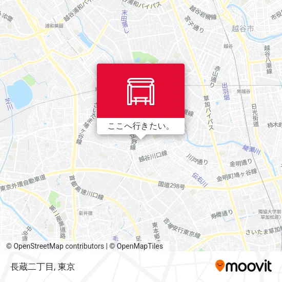 長蔵二丁目地図