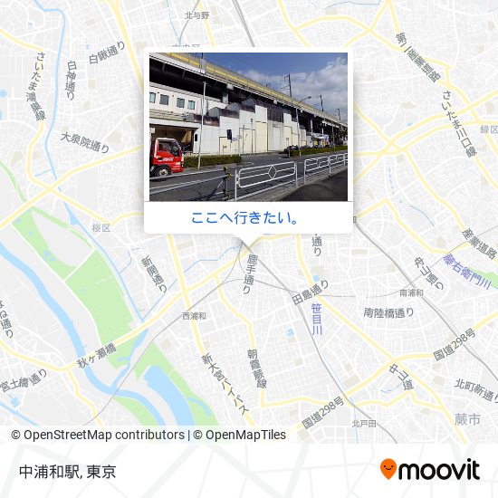 中浦和駅地図