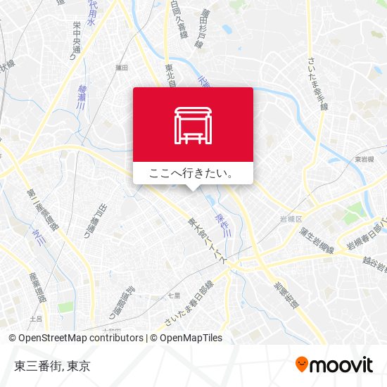 東三番街地図