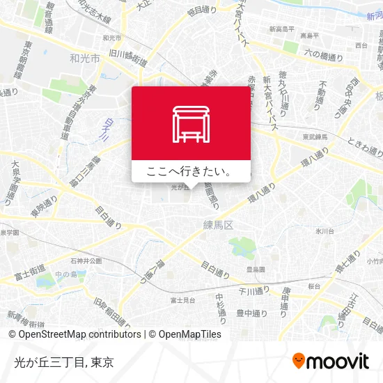 光が丘三丁目地図