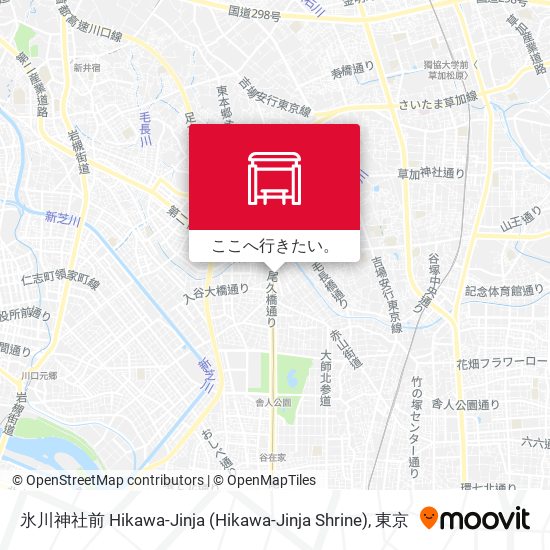 氷川神社前 Hikawa-Jinja (Hikawa-Jinja Shrine)地図