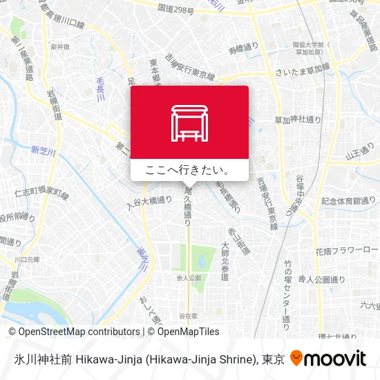 氷川神社前 Hikawa-Jinja (Hikawa-Jinja Shrine)地図