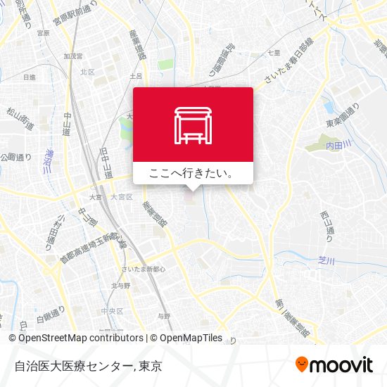 自治医大医療センター地図