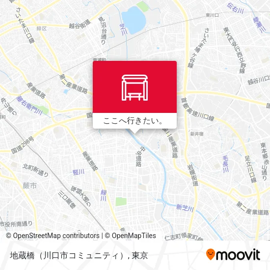 地蔵橋（川口市コミュニティ）地図