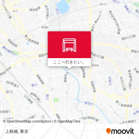 上根橋地図